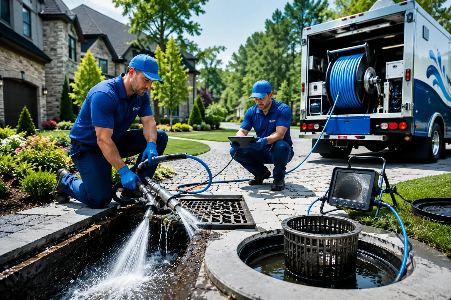 Local outdoor drain cleaning professionals in Green Valley, WI