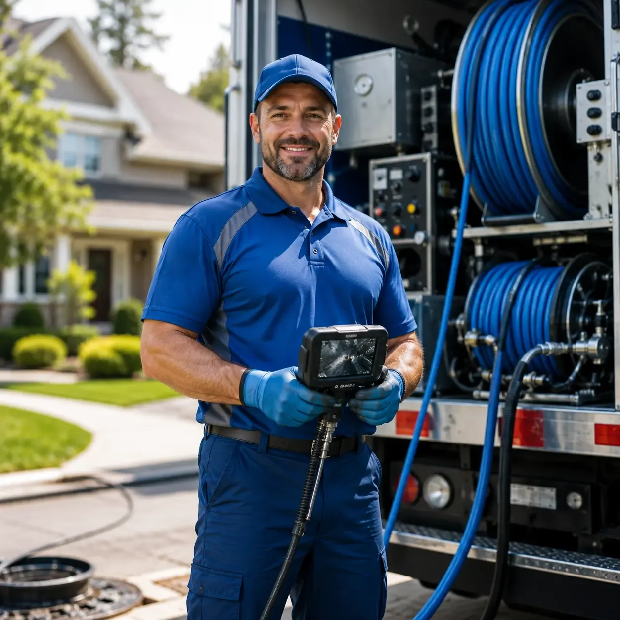 Local outdoor drain cleaning specialists in Green Valley, WI